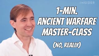 Ancient Warfare OneMinute MasterClass with Roel Konijnendijk [upl. by Chamberlin]