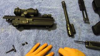 How To Field Strip Sig Sauer MPX 9mm [upl. by Ydnyl]