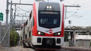 Caltrain begins Stadler KISS EMU testing [upl. by Silera]