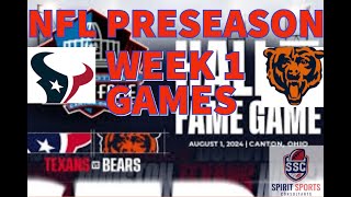 NFL PRESEASON WEEK 1 HALL OF FAME GAME AND OTHERS [upl. by Assiroc]