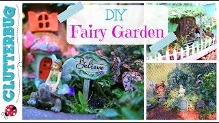 DIY Fairy Garden Ideas and Tour [upl. by Ulani411]