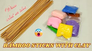 Bamboo sticks craft  Bamboo Skewers crafts  best crafts idea [upl. by Herodias]