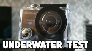 Testing Out The CAMPARK ACT74 Action Camera Underwater [upl. by Roslyn985]