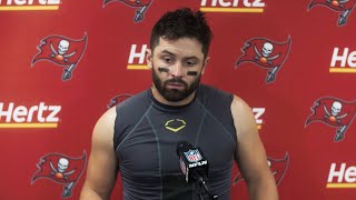 Baker Mayfield on Scoring 51 Points in Win vs Saints  Press Conference  Tampa Bay Buccaneers [upl. by Nolyat887]