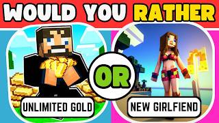 Minecraft Would You Rather  Choices That Will Break Your Brain 🤯 [upl. by Sayce256]