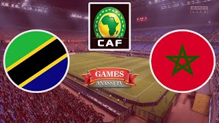 Morocco vs Tanzania  Cup African Qualifiers 2024  eFootball PES Gameplay PC HD [upl. by Terena]