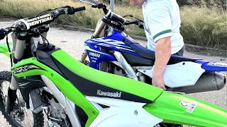 Kawasaki Kx450f vs Yamaha Yz450f [upl. by Mora]