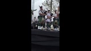 McGuires Pipe Band plays quotBound for South Australiaquot [upl. by Gnurt]