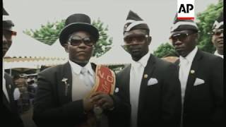 DANCING FUNERAL ASTRONOMIA 2K19 FEAT GHANA PALLBEARERS OFFICIAL MUSIC VIDEO [upl. by Egas]