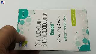 Emodel Cleansing Lotion  Cetyl Alcohol And Stearyl Alcohol Lotion Uses  Emodel Face wash uses [upl. by Alliber]