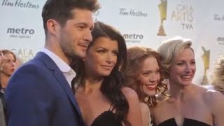 Le Tapis rouge du Gala Artis  MontrealTV [upl. by Guildroy508]