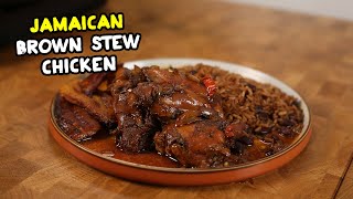 EASIEST Jamaican Brown Stew Chicken recipe  ABSOLUTELY DELICIOUS [upl. by Conias]