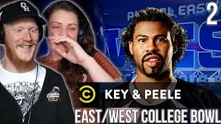 COUPLE React to Key amp Peele  EastWest College Bowl 2  OB DAVE [upl. by Carlisle473]