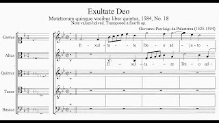 Exultate Deo Palestrina [upl. by Emmalynn]