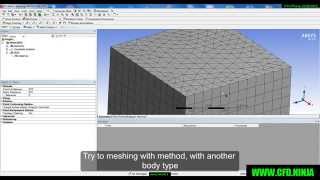 ✅ ANSYS MESHING  METHOD  Basic Tutorial 2 [upl. by Cowles514]