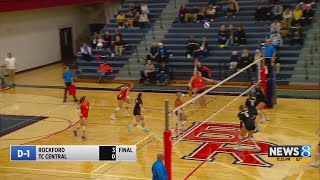 MHSAA volleyball quarterfinals [upl. by Pohsib]