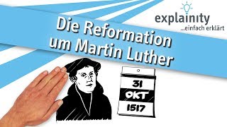 Die Reformation um Martin Luther einfach erklärt explainity® Erklärvideo [upl. by Aros920]