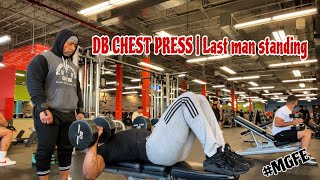 DB CHEST PRESS  Last man standing [upl. by Eimarrej]