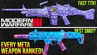 The MODERN WARFARE 3 META Every Weapon Ranked [upl. by Wolsniw]