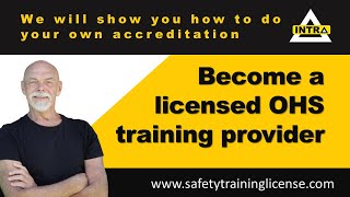 Learn To Do Your Own Qcto Accreditation  Become An INTRA™ Health amp Safety Training Licensee [upl. by Ateuqal]