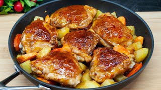 ¡Nunca he comido muslos de pollo así ¡Una receta fácil y deliciosa de muslo de pollo 202 [upl. by Cardew]