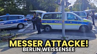 Messerattacke in Weißensee 😱🔥 Berlin versinkt ￼im Chaos [upl. by Barde]