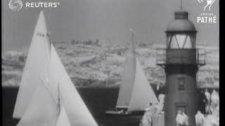 Brixham hosts the Torbay Royal Regatta 1947 [upl. by Hut]