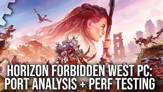 Horizon Forbidden West PC vs PS5 Enhanced Features Performance Tests  Image Quality Boosts [upl. by Otirecul]