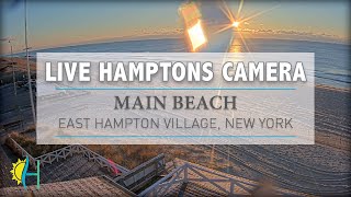 Hamptonscom  LIVE 4K Main Beach East Hampton Village New York  Hamptons Surf Report [upl. by Joell921]