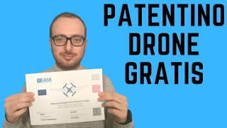 Patentino drone A1 A3 gratis  GUIDA COMPLETA [upl. by Elly]