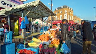 London Walk of Hackney’s RIDLEY ROAD MARKET in Dalston  4K  Feb 2021 [upl. by Nibroc]