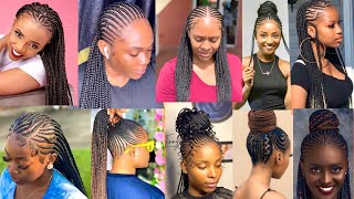 Unique amp Trendy Cornrows Braids Hairstyles  Stylish Braids Hairstyles for Black Women [upl. by Lawlor]