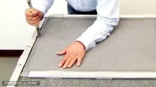 HowTo Rescreening an aluminum window screen [upl. by Leigha]