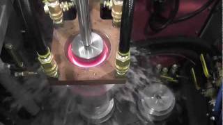 InductoScan® Induction System  Spindle Shaft Harden Mar 2011  Inductoheat [upl. by Mandych]