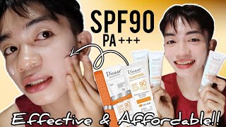 EFFECTIVE amp AFFORDABLE SUNSCREEN Spf 90 PA Disaar SUNSCREEN PROTECTION AND COVERAGE honestreview [upl. by Eillime]