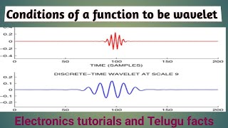 Conditions of a Function to be a Wavelet  Admissibility conditions of a Wavelet [upl. by Yordan973]