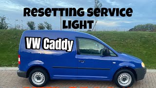 How to Reset the Service Light on a VW Caddy MK3 2k or Touran [upl. by Magavern]