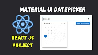 How to Use Material UI Date Picker in React Js [upl. by Sparks]