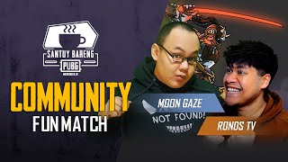 Santuy Bareng PUBG MOBILE 21  Community Fun Match 3 amp 4 Ditemani Bang RondsTV dan Moon Gaze [upl. by Faubert917]