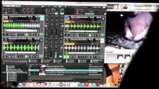 Traktor S4 Mixing 4 Decks [upl. by Llenyar492]