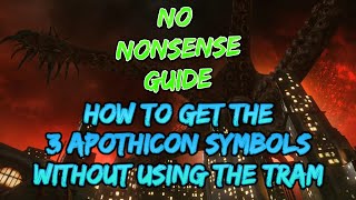 HOW TO GET THE 3 APOTHICON SWORD SYMBOLS WITHOUT USING THE TRAM BO3 ZOMBIES [upl. by Severn531]