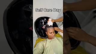 I had my First Scalp Massage blueivysalon PT 1 selfcare hairday vlog dayinthelife [upl. by Htabazile]