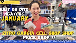 January Price Drop  Sobrang Sulit ngayong 2024  Zitro Garcia Cell Shop [upl. by Desma]