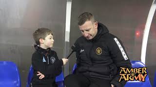 Stuart King  Post Match Interview vs Glenavon [upl. by Alage341]