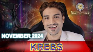 KREBS MONATSHOROSKOP NOVEMBER 2024 ZEHNSTERN ASTROLOGIE [upl. by Glassman]