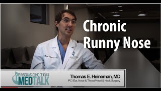 PCI MedTalk Chronic Runny Nose [upl. by Rudolph]