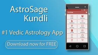 AstroSage Kundli App  Quick Introduction to 1 Astrology App [upl. by Ailaro]