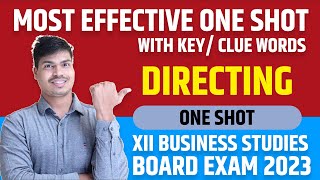 Directing  Final revision with all Key words  Class 12 Business studies Board exam 2023  Must do [upl. by Yekcaj]