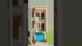 15 × 30 House 🏡 With Shop Front Elevation Designs house shorts [upl. by Birmingham]