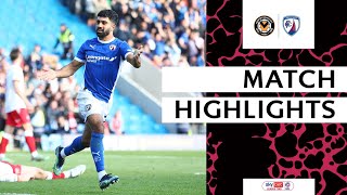 HIGHLIGHTS  Newport County 03 Spireites [upl. by Enajharas]